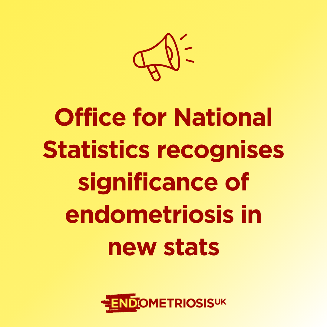 Office for National Statistics recognises significance of endometriosis in new stats