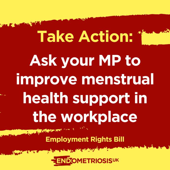 Take action: Ask your MP to improve menstrual health in the workplace