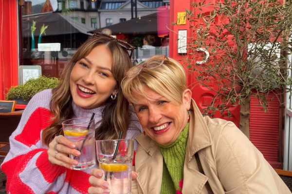 A photo of Lily and her Mum