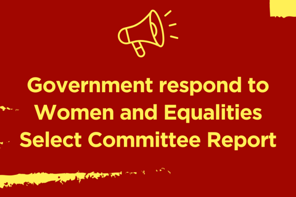 Government Response to Women and Equalities Select Committee Report